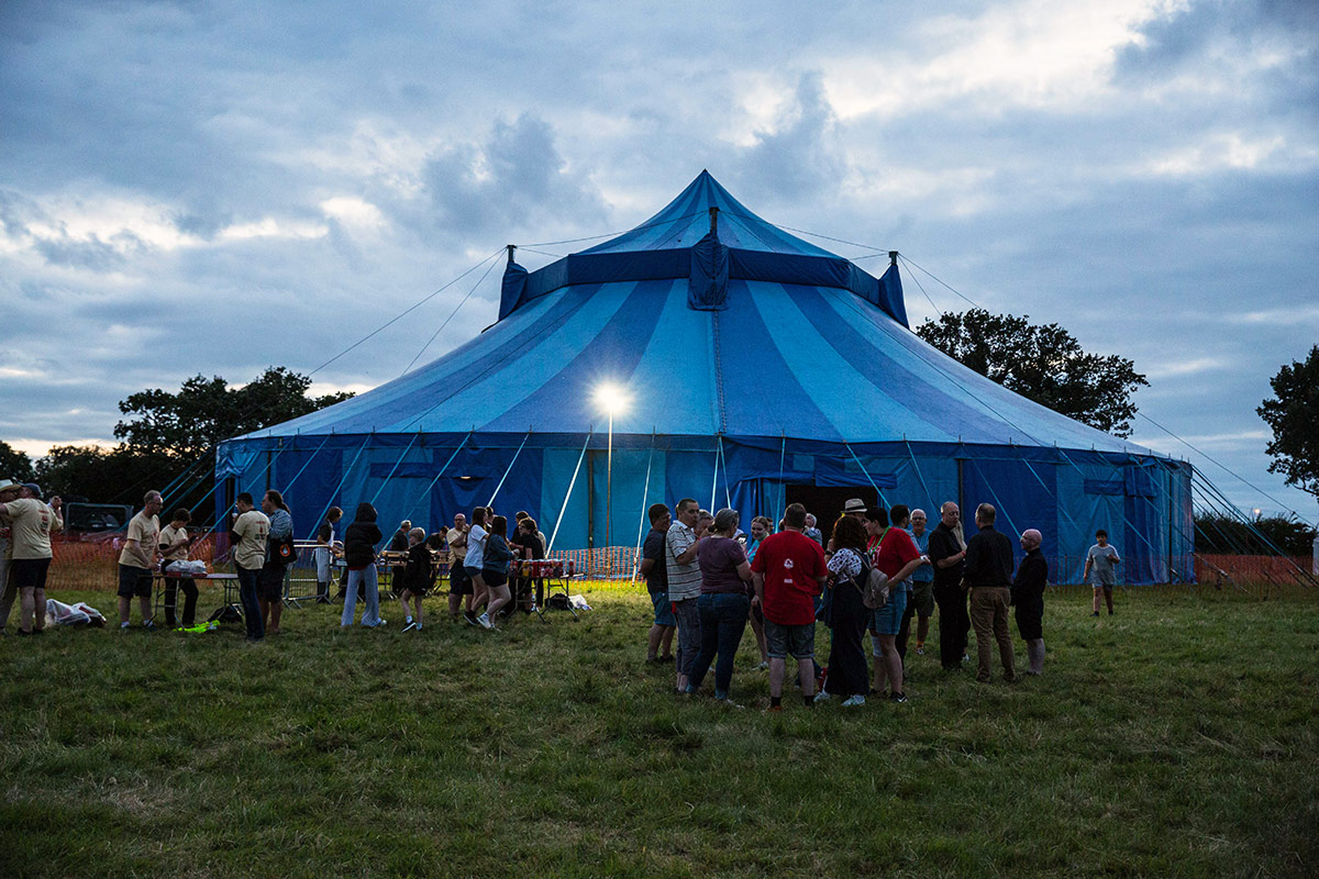 Camping at Walsingham Youth Pilgrimage 2025