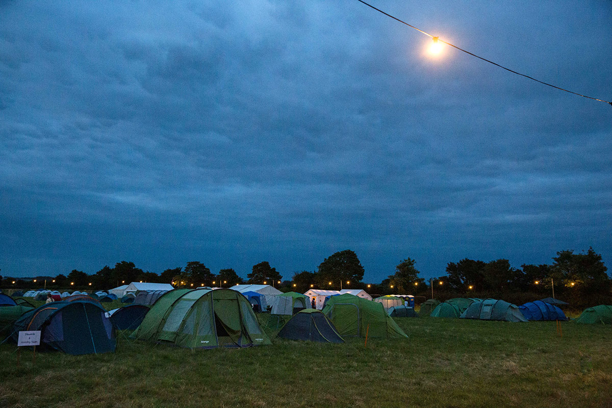 Camping at Walsingham Youth Pilgrimage 2025